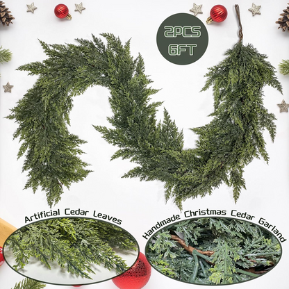 Ultra-Real Cedar Luxe Garland 6ft