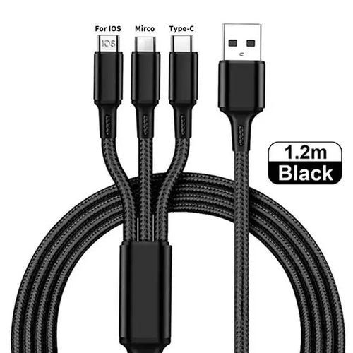 3 in 1 USB Fast Charging Cable