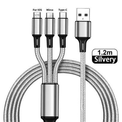 3 in 1 USB Fast Charging Cable