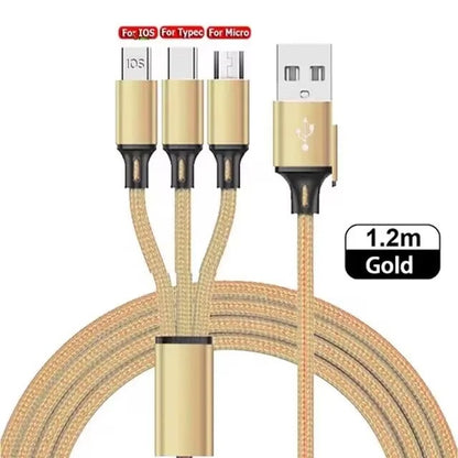 3 in 1 USB Fast Charging Cable